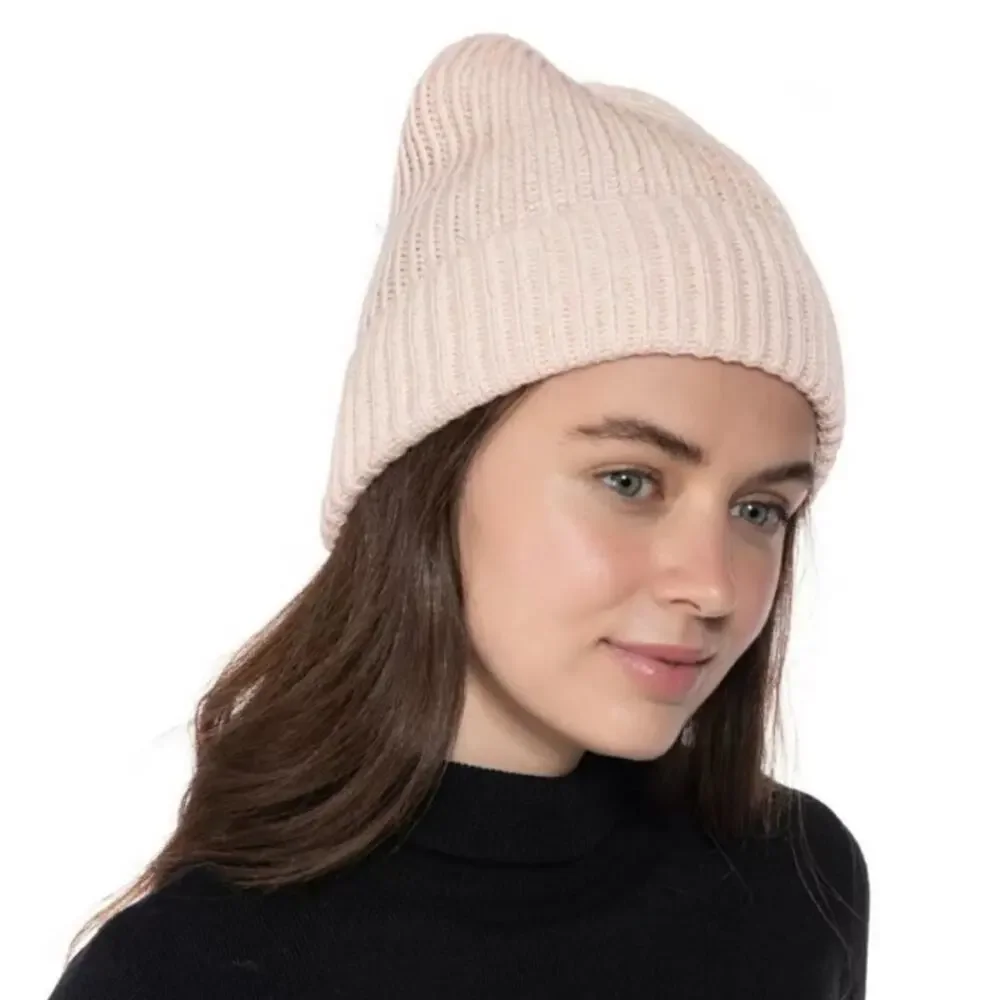 Style & Co Blush Solid Shine Cuff Beanie NWT